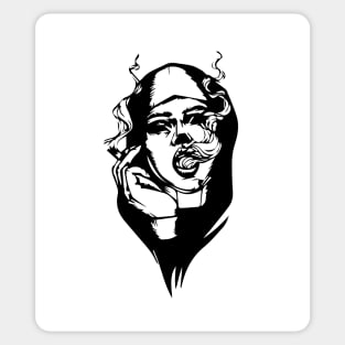 High Nun Sticker